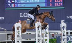 فارس عراقي يحقق وصافة بطولة العين الدولية للفروسية